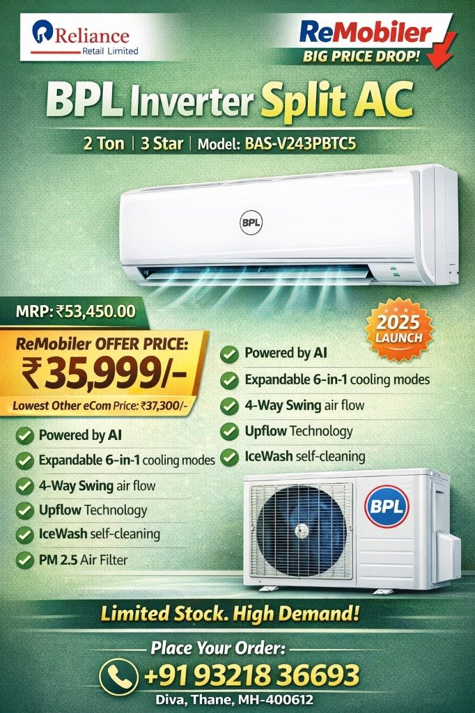 BPL 2 Ton Inverter AC
